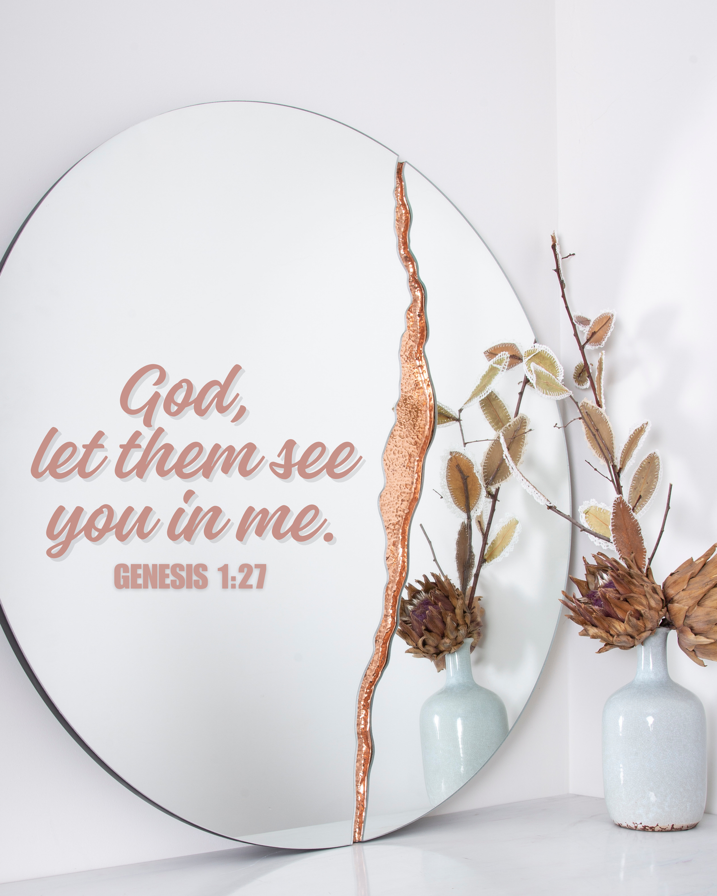 Genesis 1:27 Mirror Decal