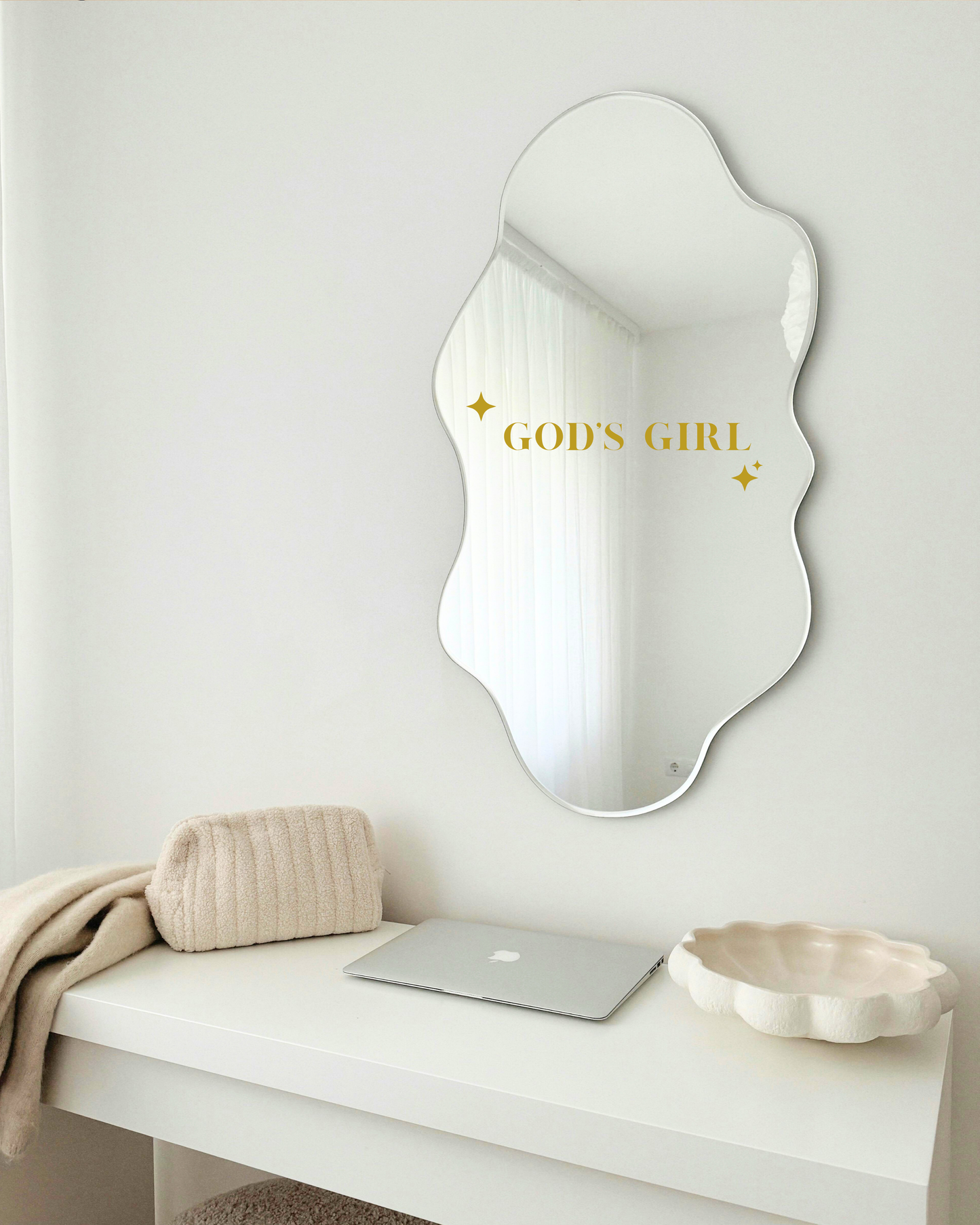 God's Girl Mirror Decal