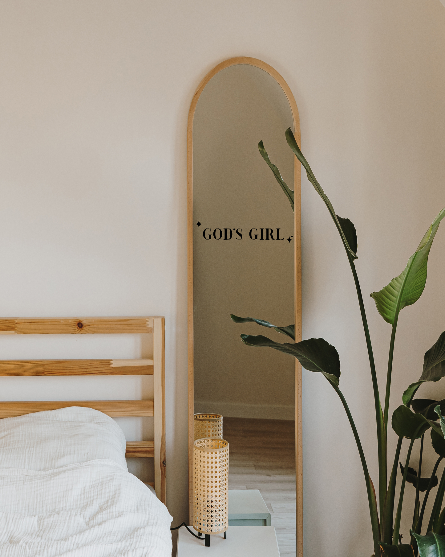 God's Girl Mirror Decal