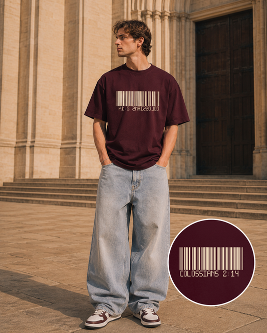 Jesus Paid It All Crimson Tee - Col. 2:14
