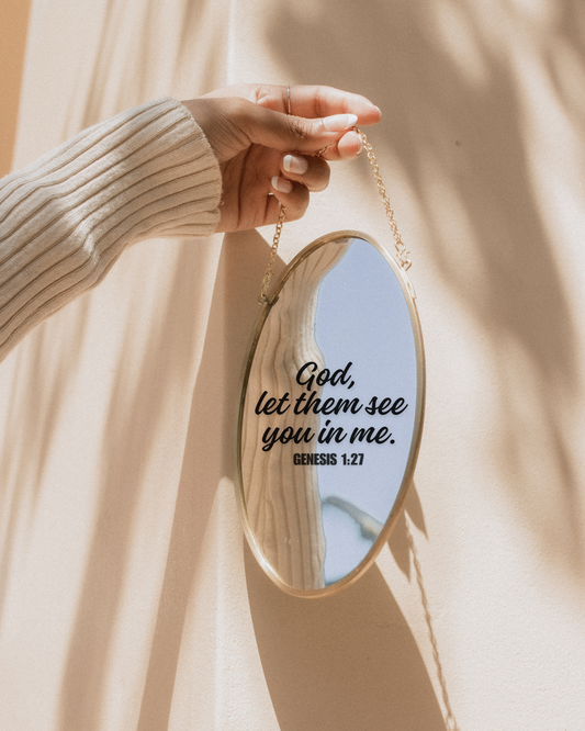 Genesis 1:27 Mirror Decal