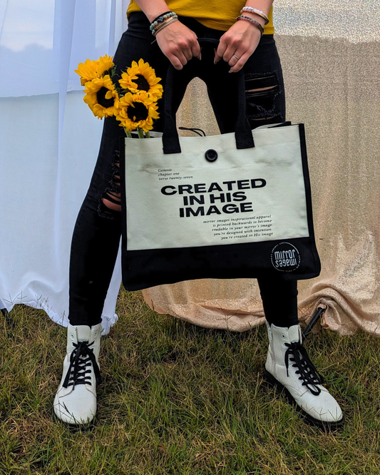 Created in His Image Tote Bag